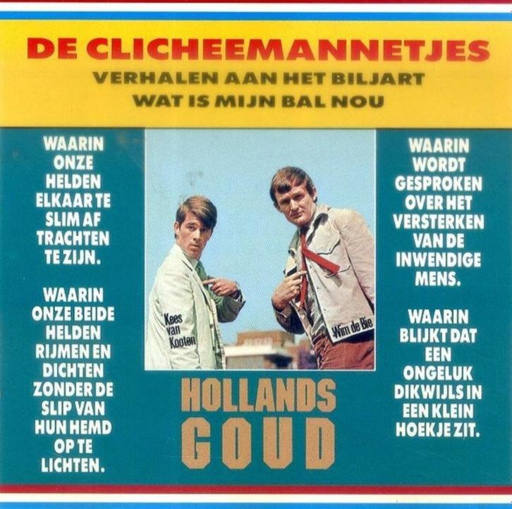De Clicheemannetjes – Verhalen Aan Het Biljart, Cd's en Dvd's, Cd's | Humor en Cabaret, Zo goed als nieuw, Verzenden