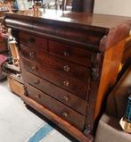 Antieke ladekast Chiffoniere, Huis en Inrichting, Kasten | Ladekasten, Ophalen, Gebruikt, 100 tot 150 cm, 5 laden of meer