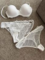 Witte BH 75 B, slip maat S en tangaslip maat S, Ophalen of Verzenden, Wit, BH