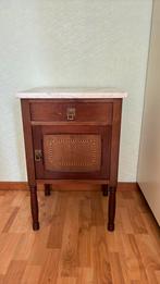 Antiek Nachtkastje met Marmerblad, Antiek en Kunst, Antiek | Meubels | Kasten, Ophalen