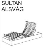 2 automatische lattenbodems Ikea Sultan Alsvåg, Ophalen, Gebruikt, Tweepersoons, Bedbodem