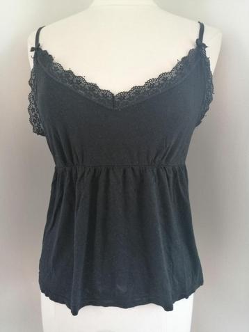 H&M pyjama singlet zwart maat L beschikbaar voor biedingen