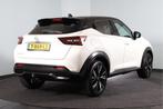 Nissan Juke 1.0 DIG-T 115 PK N-Design - Automaat | Adapt. Cr, Auto's, Nissan, Euro 6, 116 pk, Wit, Bedrijf