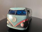 Vintage blikken Volkswagen T1 NTS televisie bus, Verzenden