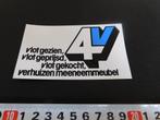 sticker 4V vlot gezien vlot geprijsd vlot gekocht VERHUIZEN, Ophalen, Zo goed als nieuw