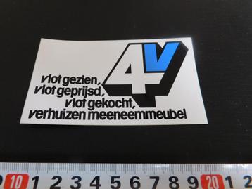 sticker 4V vlot gezien vlot geprijsd vlot gekocht VERHUIZEN  beschikbaar voor biedingen