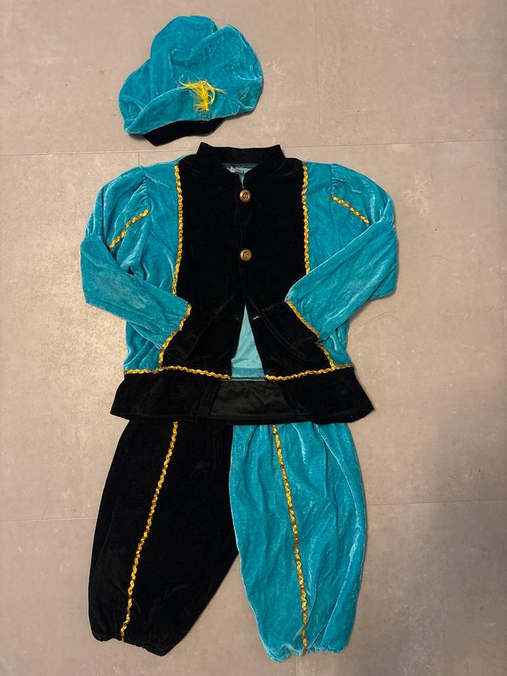 Zwarte Piet pak - Maat 128, Kinderen en Baby's, Carnavalskleding en Verkleedspullen, Gebruikt, Jongen of Meisje, 122 t/m 128, Ophalen of Verzenden
