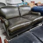 Stoere industriële fatboy stijl bank + GRATIS BEZORGING, Lounge, Nieuw, Rechte bank, Leer