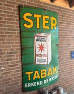 Groot Ster Tabak emaille reclamebord, Verzamelen, Merken en Reclamevoorwerpen, Ophalen, Reclamebord, Gebruikt, .