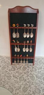 Vintage houten lepelrekje, Antiek en Kunst, Ophalen of Verzenden
