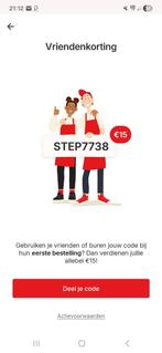 Kortingscode picnic, Eén persoon, Kortingsbon