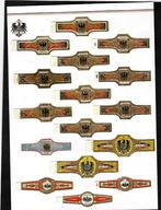 klassiek 16 banden  adelaars, Verzamelen, Rookartikelen, Aanstekers en Luciferdoosjes, Ophalen of Verzenden, Gebruikt, Sigarenbandjes