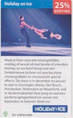Holiday on Ice 25% kortingsbon, Tickets en Kaartjes, Kortingen en Cadeaubonnen, Drie personen of meer, Kortingsbon, Overige typen