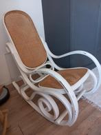 Vintage webbing rotan schommelstoel stoel thonet ibiza riet, Ophalen of Verzenden