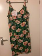 Teab zomer jurkje met bloemen  print, Groen, Ophalen of Verzenden, Zo goed als nieuw, Maat 46/48 (XL) of groter