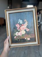 sonja boeve - Origineel bloemstilleven - Sonja Boeve (1968), Ophalen of Verzenden, Zo goed als nieuw, Hout, Minder dan 50 cm