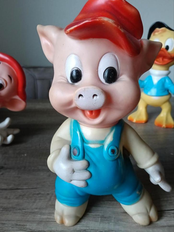 Biggetje piep poppetje, Verzamelen, Disney, Gebruikt, Beeldje of Figuurtje, Ophalen of Verzenden