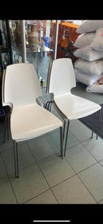 Ikea vilmar stoelen, Vier, Gebruikt, Wit, Ophalen