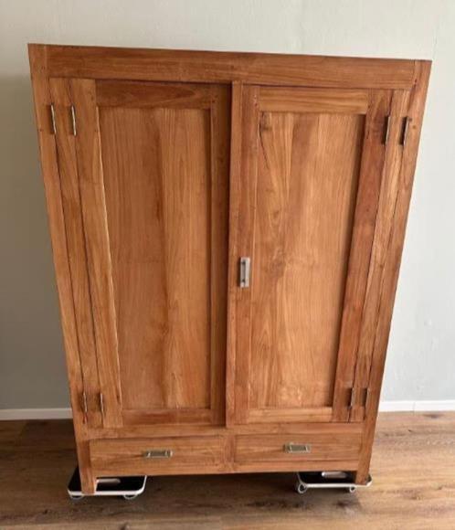 Teak TV Kast, Huis en Inrichting, Kasten | Televisiemeubels, Gebruikt, 100 tot 150 cm, 50 tot 100 cm, 50 tot 75 cm, Teakhout, Ophalen