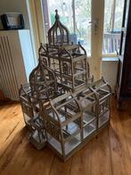 Zeldzame mega grote antieke vogelkooi, Antiek en Kunst, Curiosa en Brocante, Ophalen