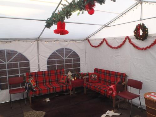 Professionele partytent 5 x 4 m. compleet met tassenset, Tuin en Terras, Partytenten, Zo goed als nieuw, Partytent, 2 meter of meer