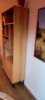 Vakkenkast retro - merk WOOOD - zgan, Huis en Inrichting, Kasten | Kledingkasten, Ophalen, Met deur(en), 100 tot 150 cm, 200 cm of meer