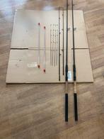 2 feeder  preston  impact. 10 . 3m, Ophalen of Verzenden, Zo goed als nieuw, Complete set