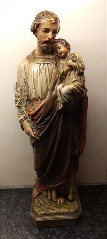 Heilige Jozef religie beeld antiek beschikbaar voor biedingen