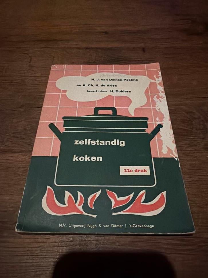 Zelfstandig Koken - Vintage Kookboek, Boeken, Kookboeken, Gelezen, Voorgerechten en Soepen, Nederland en België, Gezond koken