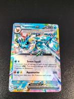 Vaporeon ex, Hobby en Vrije tijd, Verzamelkaartspellen | Pokémon, Ophalen of Verzenden, Zo goed als nieuw, Losse kaart