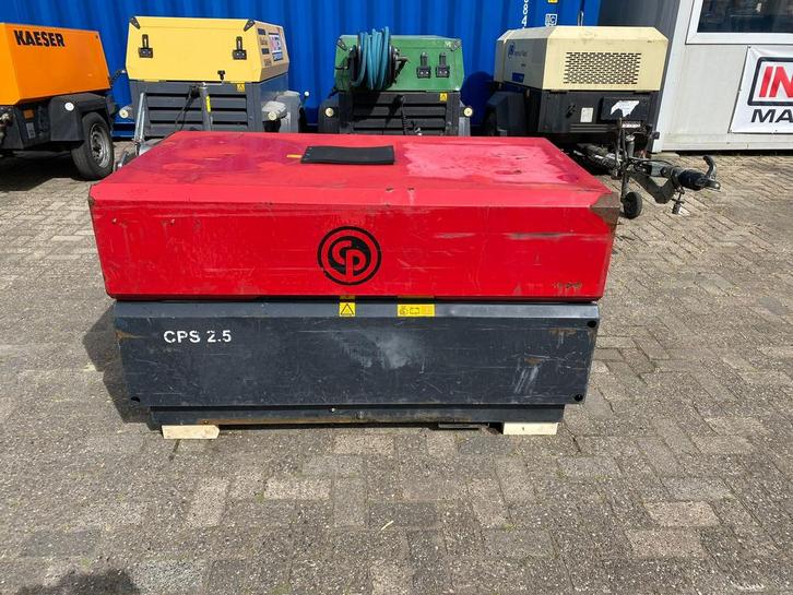 Mobiele diesel compressor CPS2.5 (Atlas Copco) palenrammer, Doe-het-zelf en Verbouw, Compressors, 100 liter of meer, Ophalen of Verzenden