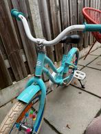 Blauwe kinderfiets - 18 inch, Ophalen, Gebruikt, 18 inch, Handrem