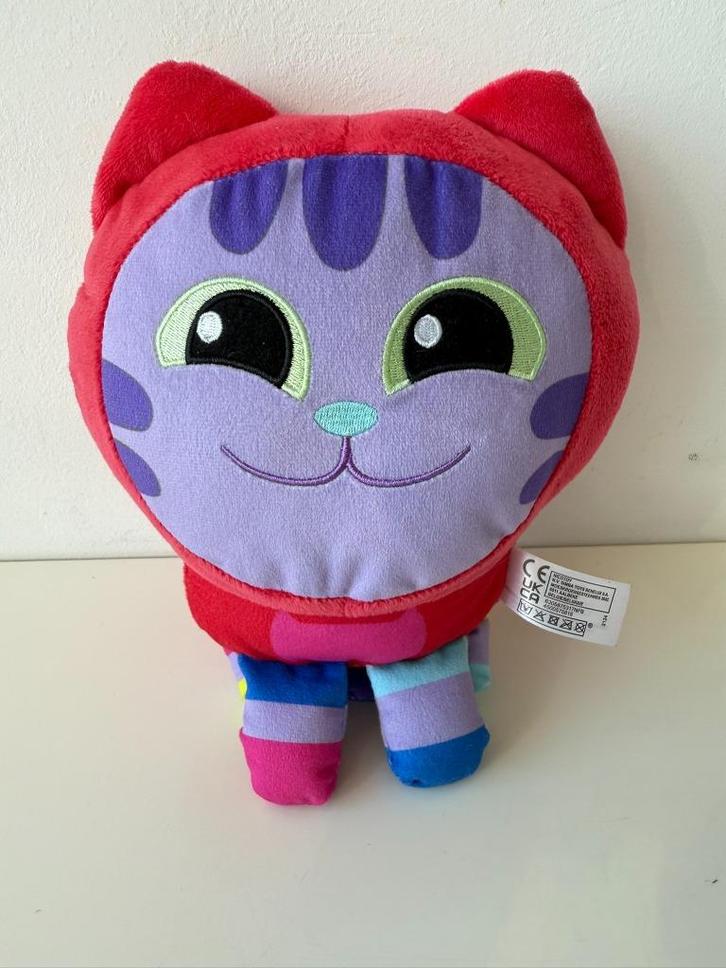 Knuffel kat DJ Catnip, Kattenkruid 25cm / Gabby's Poppenhuis, Kinderen en Baby's, Speelgoed | Knuffels en Pluche, Zo goed als nieuw