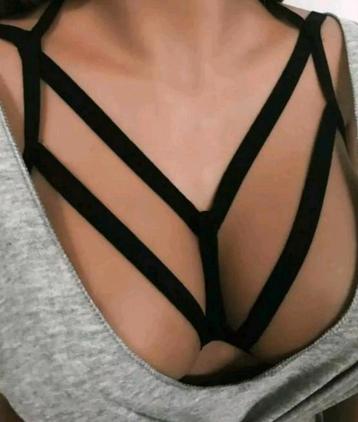 Harnas-top / Lingerie strappy top - BH edgy & stijlvol Sexy beschikbaar voor biedingen