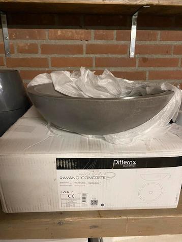 Nieuwe Wasbak - Ravano Concrete - In Doos! beschikbaar voor biedingen