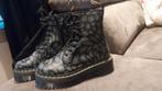 Nieuwe Dr Martens zwarte met vette luipaard/skull print, Zwart, Lage of Enkellaarzen, Nieuw, Ophalen of Verzenden