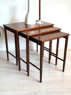 Set van 3 mid-century nesting tables – Opal Möbel, ca. 1960, 50 tot 100 cm, Zo goed als nieuw, Nvt, Rechthoekig