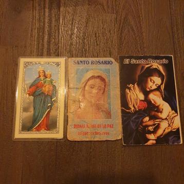 Vintage Heiligenkaarten Santo Rosario beschikbaar voor biedingen