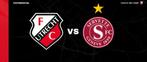 2 tickets FC Utrecht tegen Servette Vak C Rij 8, Tickets en Kaartjes, Twee personen, Maart