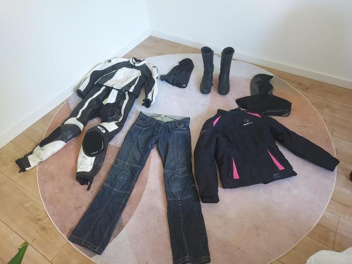 motorkleding dames diversen maat 36 - 40, Motoren, Kleding | Motorkleding, Combipak, Dames, Tweedehands, Ophalen of Verzenden