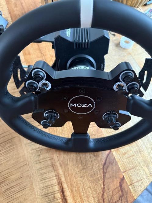 MOZA R5 Bundle,  Extra stuur CS V2P Steering, pedalen, shift, Computers en Software, Joysticks, Zo goed als nieuw, Ophalen