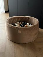 Misioo ballenbak Velvet Gold/Beige incl ballen, Ophalen, Gebruikt, Babygym