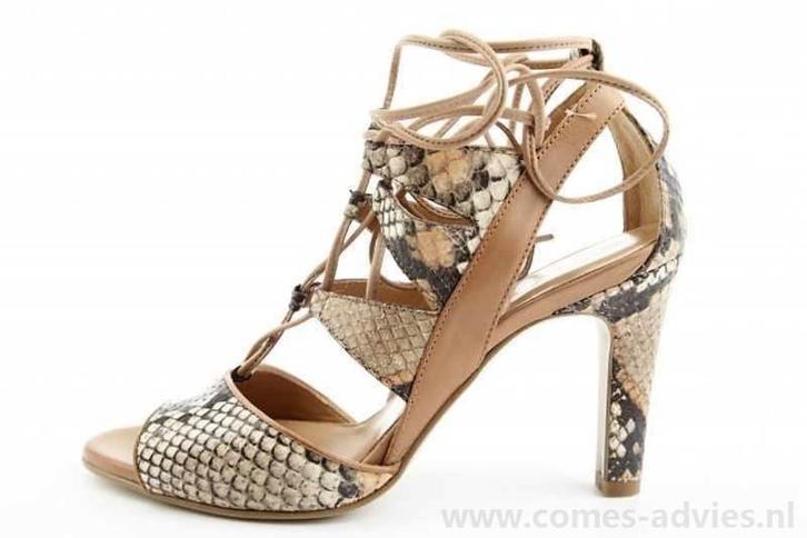 Caroline Biss python leren sandalen, maat 40 Nieuw in doos, Kleding | Dames, Schoenen, Nieuw, Schoenen met hoge hakken, Bruin