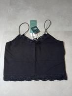 Nieuw! Zwart topje met kant maat M Pigalle Only, Maat 38/40 (M), Zwart, Ophalen of Verzenden, Zonder mouw