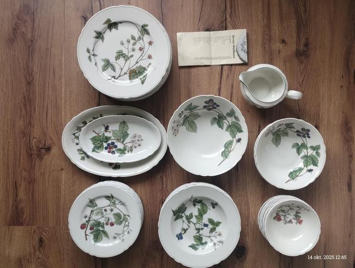 Feltmann Weidem Waldbeere servies, Antiek en Kunst, Antiek | Servies compleet, Ophalen