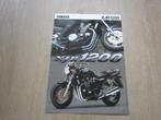 Yamaha XJR1200 brochure folder 1995, Ophalen of Verzenden, Yamaha