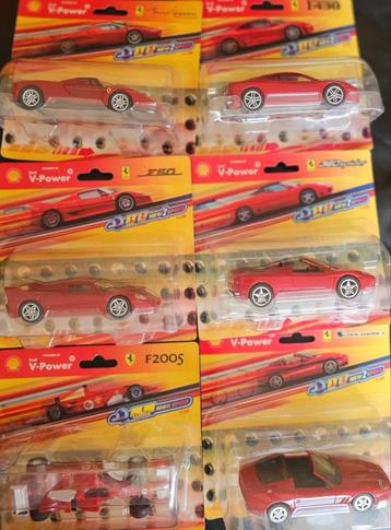 SHELL - 6x FERRARI Modellen beschikbaar voor biedingen