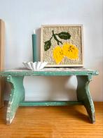 Brocant opstapje - vinrage kruk -, Antiek en Kunst, Curiosa en Brocante, Verzenden