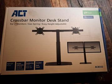 Nieuwe monitorarm gegasveerd voor 2 schermen beschikbaar voor biedingen