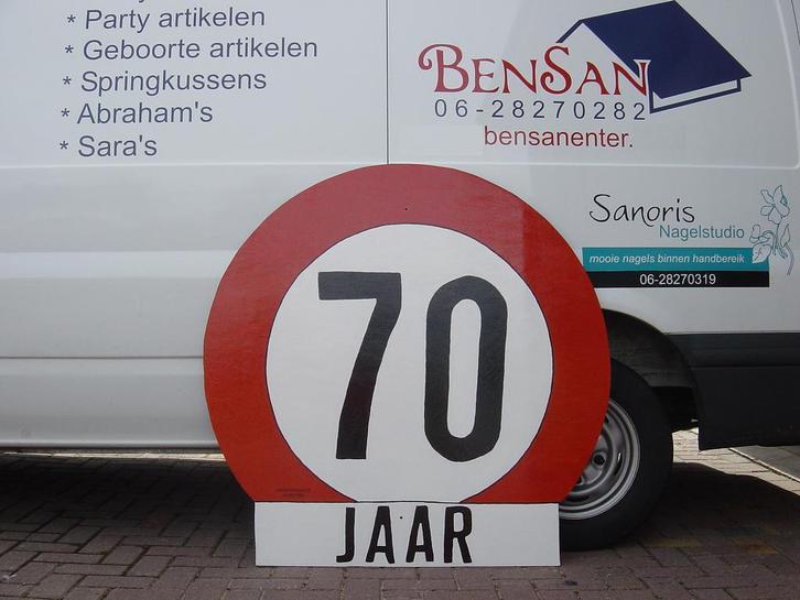 Verjaardag bord 75 jaar verjaardag bord huren bensan enter, Hobby en Vrije tijd, Feestartikelen | Verhuur, Zo goed als nieuw, Verjaardag